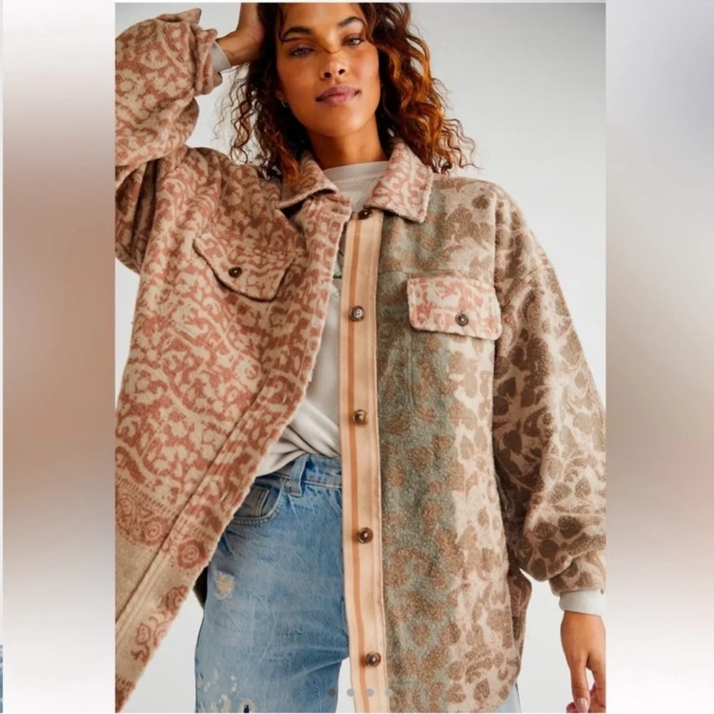 Free People | Printed Ruby Shacket Jacket | XS - Picture 3 of 16